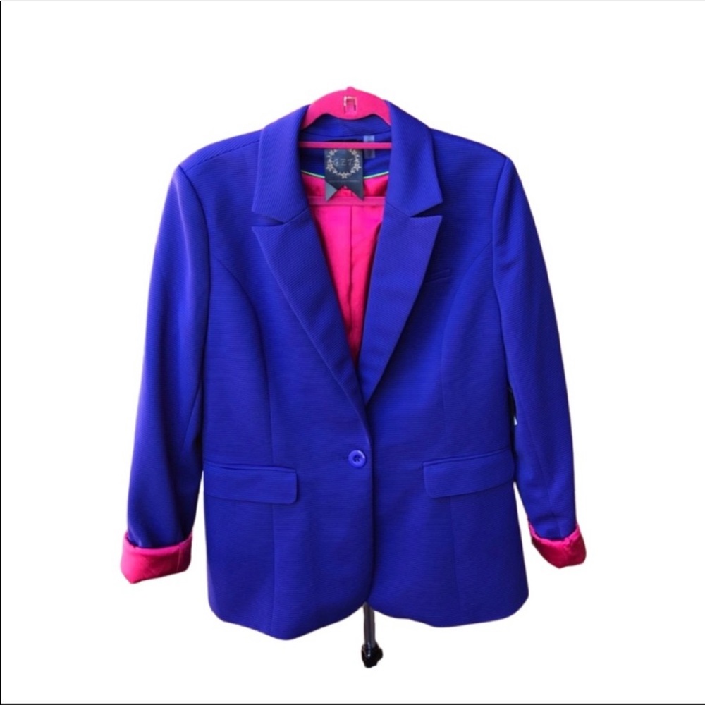 Blue blazer jacket